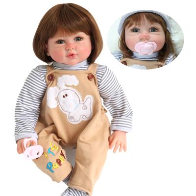 China Changeable Clothing 22 Newborn Reborn Baby Dolls Handmade Lifelike Silicone Vinyl for sale