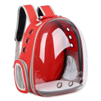 China Breathable Pet Travel Cat Bag Space Capsule Cage and Outdoor Breathable Cat Carrier for sale