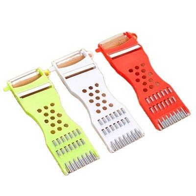 China 2022 Multifunctional Kitchen Tools Stainless Steel Potato Cucumber Graters Peeler Viable Kitchen Ware for sale