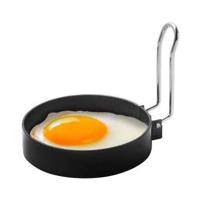 China Viable Kitchen Instruments 2022 Food Grade Egg Tray Silicone Anti-Scald Handle Frying Breakfast Egg Pancakes Rings Kitchen Products for sale