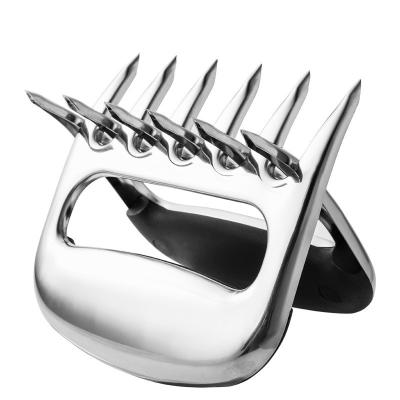 China Sustainable Stainless Steel Chopper Tear Meat BBQ Tools Fork To Tear Food Chicken Shredder Bear Claws BBQ Tools for sale