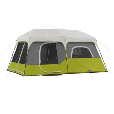 China Tube Type Tent Stake 8-10 Person Waterproof Large Size 2 Bedroom Family Travel Outdoor Camping Tent For Family for sale