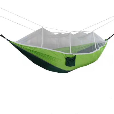 China 210D Nylon Adult Custom Outdoor Camping Hammock With Mosquito Net for sale