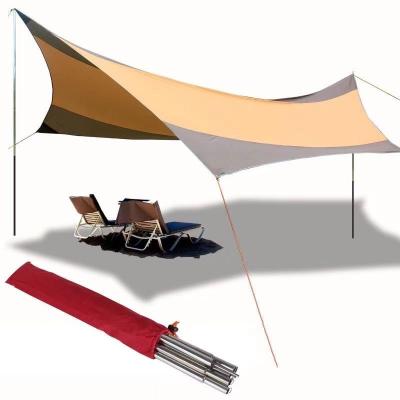 China Hot Selling Outdoor Sunshade Extended Type Shelter Pop Up Portable Premium Outdoor Beach Shade Sun Shelter for sale