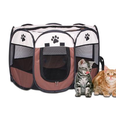 China Sustainable Portable Folding Travel House Playpen Pet Products Dog Bed Tent for sale