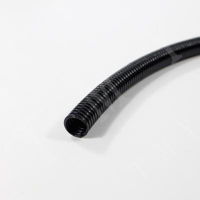 China PP/PE/PA/PVC Black Electrical Cable Wire Harness Flexible Protective Nylon Tube for sale