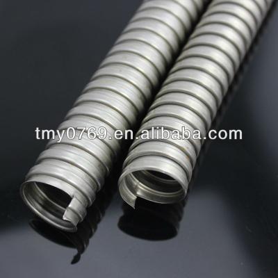 China Shield Electrical Cable Squarelock Flexible Corrugated Metal Conduit for sale