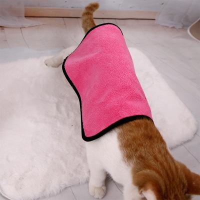 China 2022 New Soft Sustainably Washable Reusable Strong Absorbing Pet Hair Drying Towel for sale