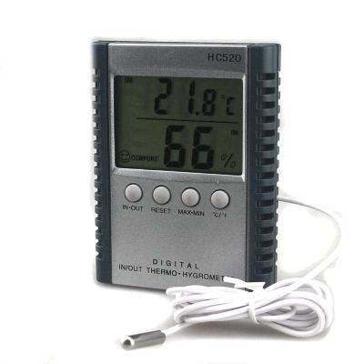 China New Digital In-Outdoor Thermometer and Hygrometer Temperature Humidity Monitor (HC-520) with Outdoor Probe HC520 for sale