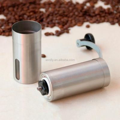 China Stainless Steel Burr Manual Coffee Grinder ceramic, portable coffee grinder, stainless steel - Aeropress compatible for sale