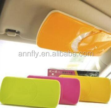 China Cheap Clear Plastic ABS Car Sun Visor Cloth Box for sale