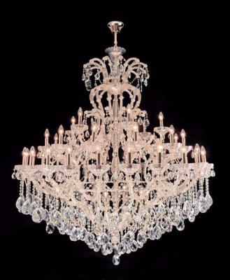 China Villa Duplex Building Maria Theresa Chandelier Hotel Event Wedding Luxury Crystal Lamp European Style Home Large K9 Crystal Lamp for sale