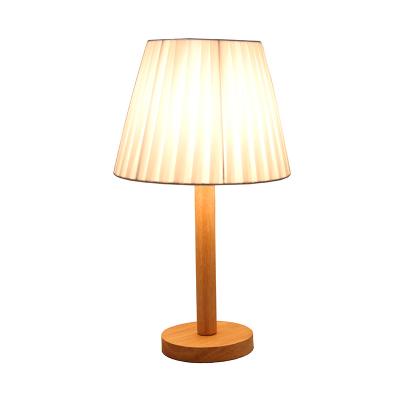 China High Quality Contemporary Promotional Low Wooden Table Lamp Table Lamp Desk Lamps For Study Room Hotel Villa Room for sale