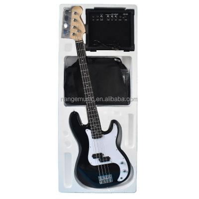 China High Quality Environmental Unisex 4 String Beginner Bass Set Black Color From ZLG Materials Factory Wholesale Price for sale