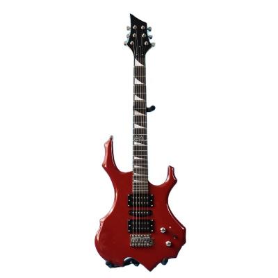 China Environmental Manufacturer Wholesale Customized Beginner Materials ZLG String Electric Guitar Red Color 6 39