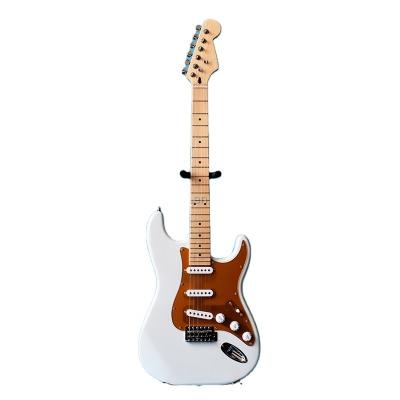 China Environmental Materials ZLG 6 String Guitar Factory Wholesale Price OEM Custom Musical Instruments Toggle Electric Guitar Gold Pickguard for sale