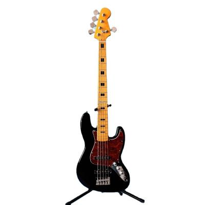 China Environmental Materials ZLG 5 String Electric Bass Black Color OEM JB For Beginner Bright Finish Fast Shipping for sale