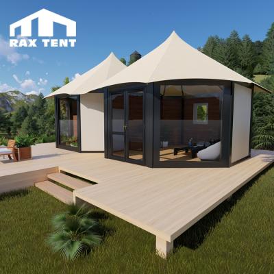 China Water Proof Fair Tent Luxury Home Tent Bedroom For Permanent Living And Family Resort for sale