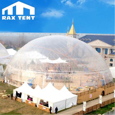 China UV-Resistant 50m Geodesic Dome Tent For Outdoor Party Wedding Events for sale