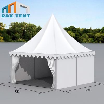 China Waterproof White PVC Fabric Marquee Pagoda Tent For Sale In China Manufacturer for sale