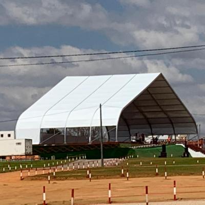 China 40m Heart Shape Fireproof Tent for Events, TFS Curve Tent Marquee Canopy Tent for Exhibition and Outdoor Wedding Party for sale