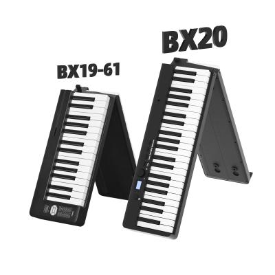 China BX-20 Folding Piano Factory Supply Wholesale Price Multifunctional Keypad Carry On Piano Support Midi for sale