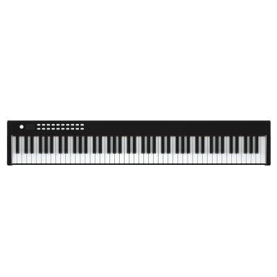 China Alloy+ABS Aluminum Piano Midi 61 Multifunction Musical Electronic 88 Key Semi Weighted Digital Piano for sale