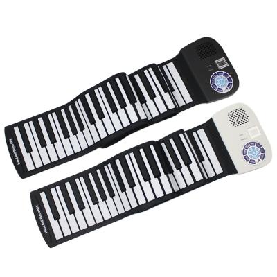 China Bluetooth Bora BR-F88 Hand Roll Piano Keyboard Silicone 88 Keys Eco-friendly Roll Up Piano for sale