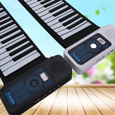 China Silicon Bora Foldable Piano Keyboard China Victory Roll Up Folding Piano Keyboard for sale