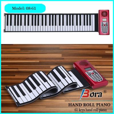 China Portable Bora Piano Keyboard Elegance Roll Up Piano 98*89*23cm for sale