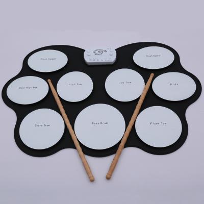 China Silicone Bora Toy Drum Pad Musical Instruments Drum Set For Kids for sale