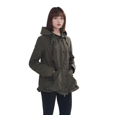 China Bechance Waterproof Women Short Style Spring Jackets Leisure Lightweight Overcoat for sale