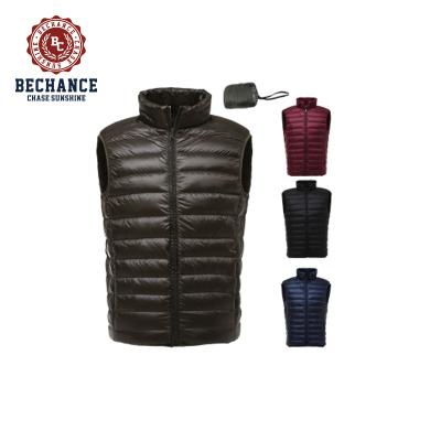 China Viable Custom Wholesale Waistcoat Men Outdoor Padded Vest Poly for sale