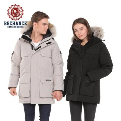 China Men& Design Women Viable Jacket 80%White Duck Down 20%Feather Thick Down Jacket for sale