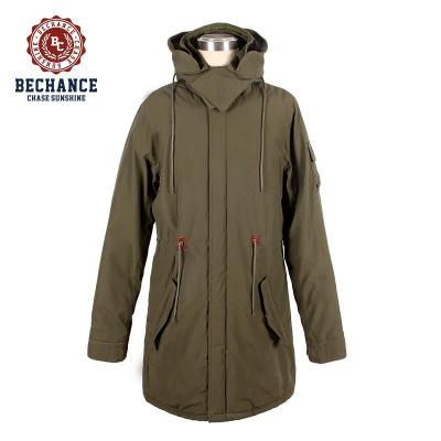 China M1099 Waterproof Plus Size Women Long Slim Hoody Padded Parka for sale