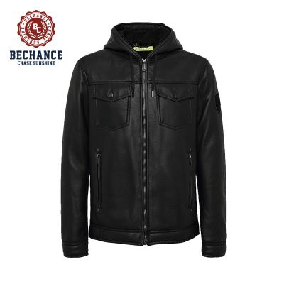 China Wholesale Mens Outwear Breathable Fashion Jackets PU Leather Coat for sale