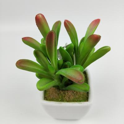 China High Simulation Supplier Selling Mini Potted Artificial Flowers Real Touch Plants In Pot for sale