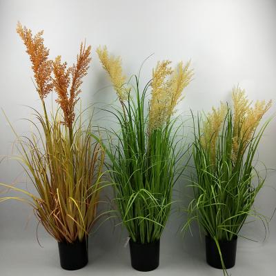 China High Simulation Realistic Grass Plant Indoor And Outdoor Decoration Artificial Plants for sale