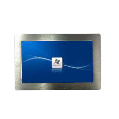 China 8.9 Inch Resistive Touch Screen Industrial Panel PC 220Cd/m2 J1900 Recessed Panel PC Industrial Touch Screen PC For 8.9 17:10 Inch for sale