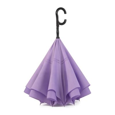 China All In 1 Large Inverted 25inch Umbrella Automatic Open Change Umbrella Color When Wet for sale