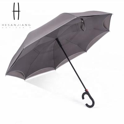 China All In 1 New Design Auto Open Inverted Umbrella High Quality Reflective Reverse for sale