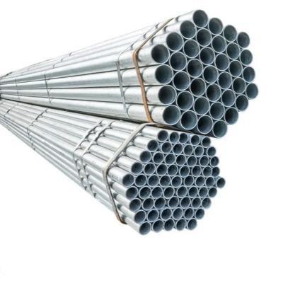 Chine Q235 Q345 A53 2 pouces Sch40 10FT Galvanisés en acier rond Pipe laminée à chaud pour la serre Pipe de chauffage à vendre