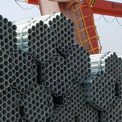 Chine Tuyau en acier galvanisé plongé chaud de tube de fer rond 6 pouces pour la serre chaude à vendre