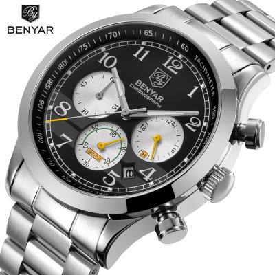 China Day/Date Benyar 5107 Brand Watches Original Guangdong New Factory Online Sale Watches Men Benyar Watch 2021 for sale