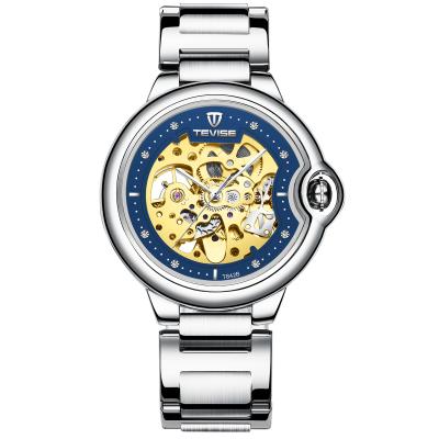 China Automatic Date Tevise Movement Mechanical Watch Alibaba Factory Selling Tourbillon Man Wrist Watch With Small MOQ for sale