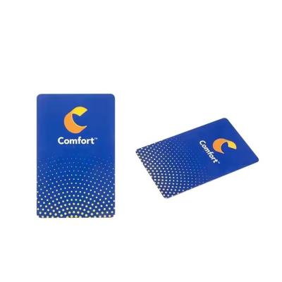 China MIFARE 1K RFID Card Plastic RFID Card Silkscreen Printing 0.8mm 0.38mm Thickness for sale