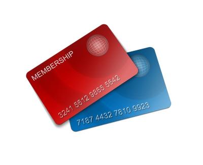 China Embossed Number Custom Plastic VIP Cards Printable RFID Cards 0.76mm Thick for sale