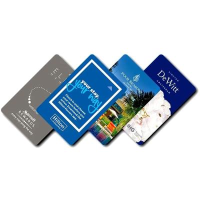 China 13.56MHz Smart Contactless Key Card  Custom Hotel Key Cards For Door Access Control for sale