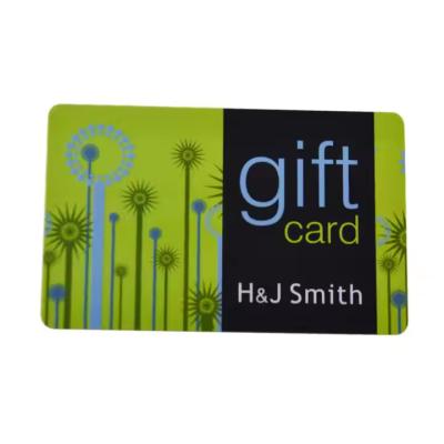 China 0.76mm  Custom Plastic Gift Cards Offset Printing For Shopping Mall Store for sale