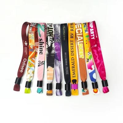 China Woven Plain RFID Festival Wristbands For Corporate Entrance Ticket Event for sale